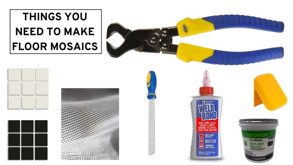 HOW TO GLUE MOSAIC TILES  A guide to gluing tiles for mosaics 